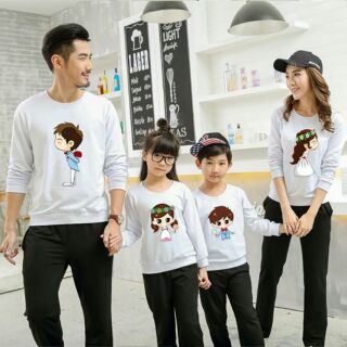 Áo NỈ GIA ĐÌNH GÍA SỐC ( ĐỦ SIZE)