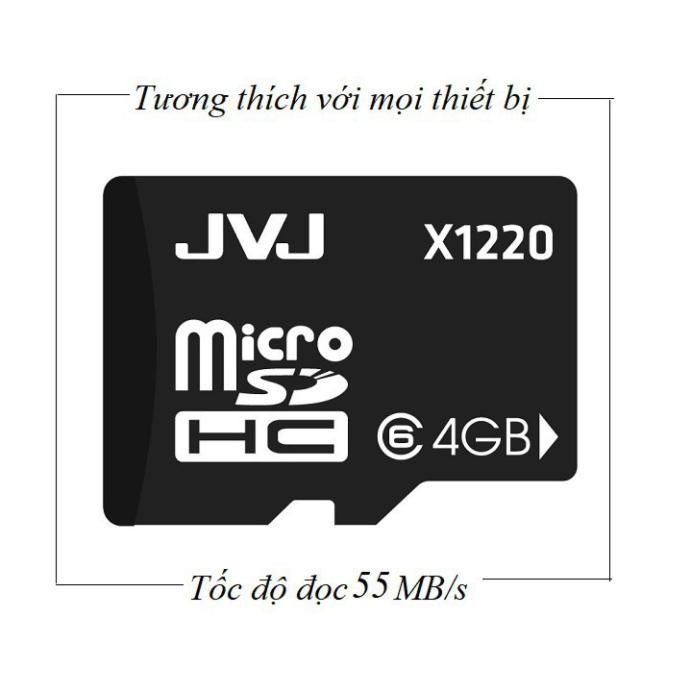 Thẻ nhớ 32gb/64gb/16gb/8gb/4gb/2gb JVJ micro SD, class 10 U3 tương thích mọi thiết bị | BigBuy360 - bigbuy360.vn