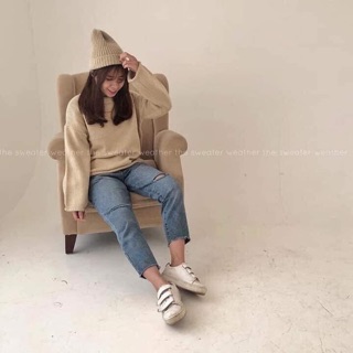 Quần bò rách dáng bagy