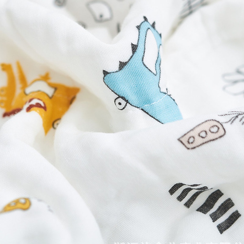 Chăn Quấn Em Bé Chất Liệu Cotton In Họa Tiết Hoạt Hình Dễ Thương