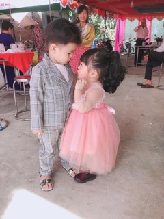 Tóc giả em bé 🍿 Ngoặm mini nhỏ cho bé 🍿 Tóc Giả Sam Sam