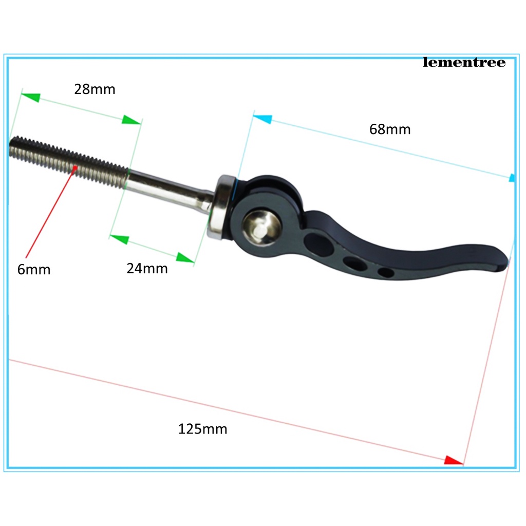 Kẹp Ống Yên Xe Đạp Leo Núi Bằng Hợp Kim Nhôm Tháo Lắp Nhanh Tiện Lợi