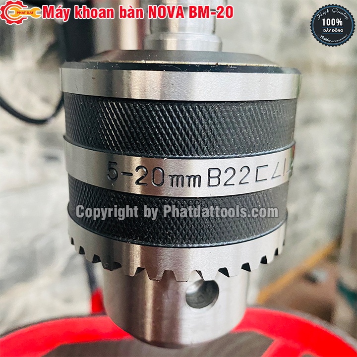 Máy Khoan Bàn NOVA BM-20 - Cao 1m - Công Suất 1100W - Hàng Nội Địa Cao Cấp - Bảo Hành Toàn Quốc 12 Tháng
