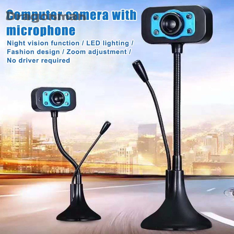 Digital External Camera with Microphone Night Vision Cameras for Video Conferencing