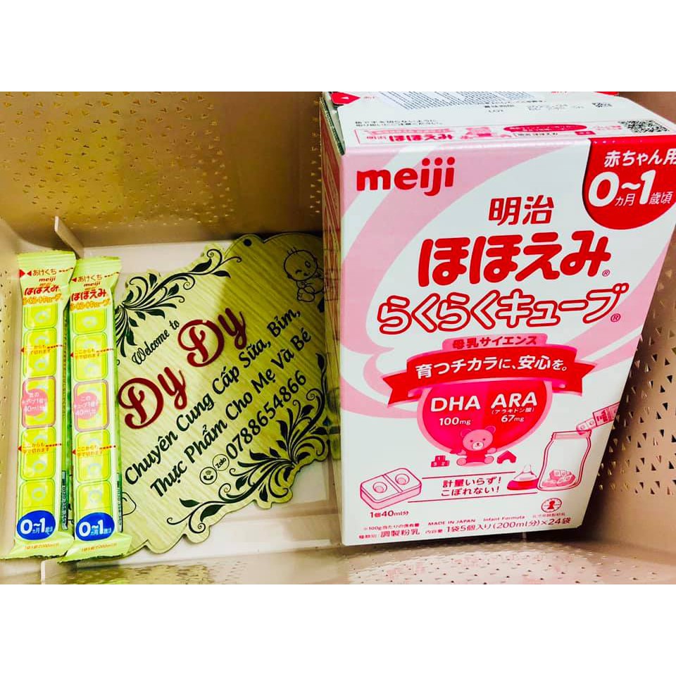 Sữa Meiji thanh, sữa công thức pha sẵn cho bé Nhật Bản 24 thanh