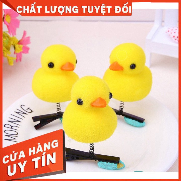 [FREE SHIP] Kẹp Tóc Siêu Xinh Hình Vịt Con Cho Bé