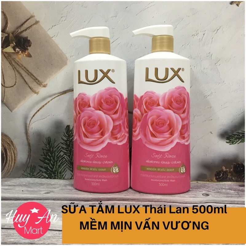 Sữa tắm Lux Thái Lan ⚡HÀNG NỘI ĐỊA⚡ dung tích 500ml. Sữa tắm trắng da Lux hương nước hoa mang lại cảm giác quý phái