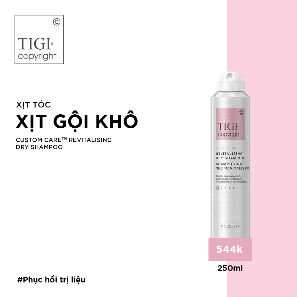 Dầu gội khô TIGI COPYRIGHT REVITALISING DRY 250ml