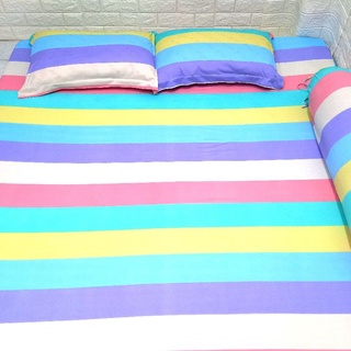BỘ DRAP THUN HÀN QUỐC PASTEL 4 MÓN [ 1 GA TRẢI GIƯỜNG, 2 VỎ GỐI NẰM, 1 VỎ GỐI ÔM ]