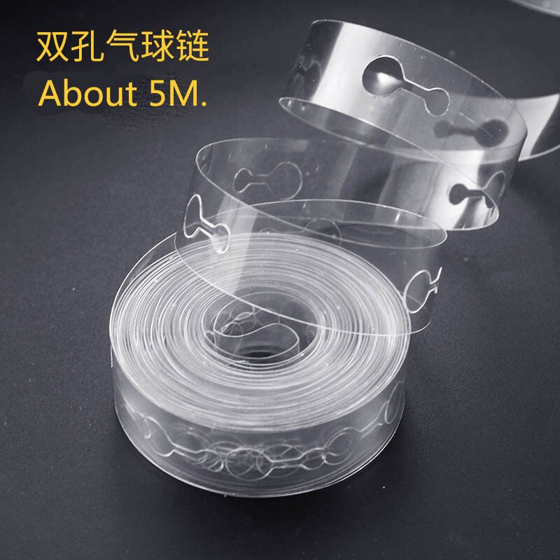 Cuộn dây nối bong bóng trang trí tiệc trong suốt dài 5m