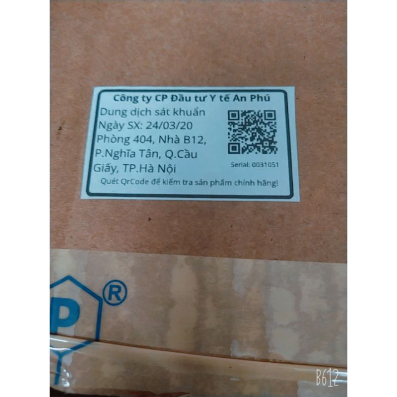 Rửa tay khô sát khuẩn y tế 500ml APM HANDGEL