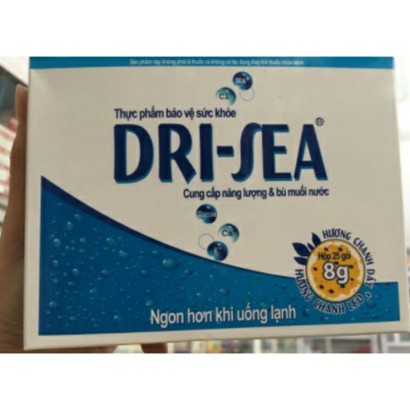 Bù điện giải Dri-sea vị chanh leo và vị cam