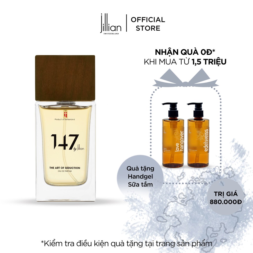 Nước hoa nam 147 by Jillian: The Art of Seduction (EDP) 50ml | Thế Giới Skin Care