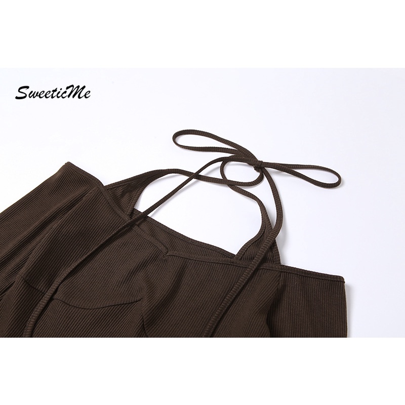 Đầm Ôm Body Cổ Yếm Và Vai Mới Của Nữ Sweeticme | BigBuy360 - bigbuy360.vn