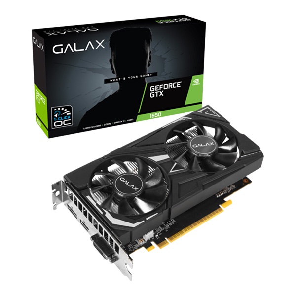 Card màn hình Galax GTX 1650 EX (1 Click OC) 4GB DDR6 - Thành Công PC