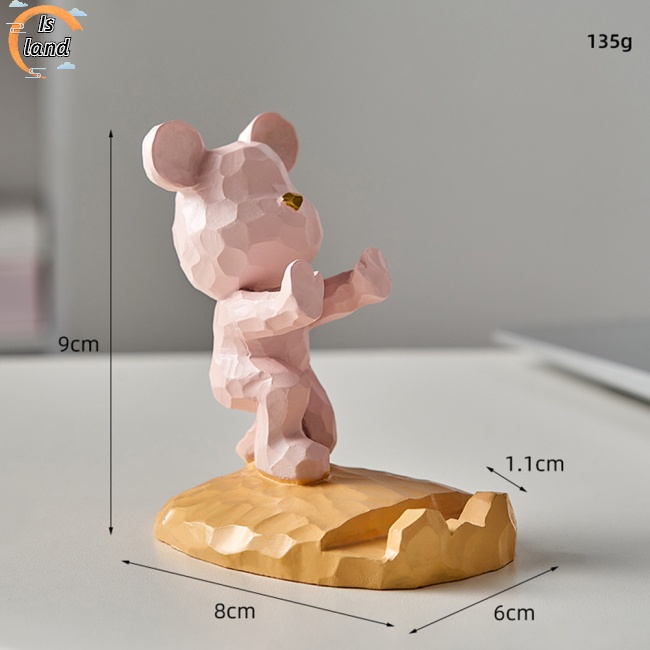 Giá Đỡ Điện Thoại/Máy Tính Bảng Hình Chú Gấu Dễ Thương Dùng Trang Trí