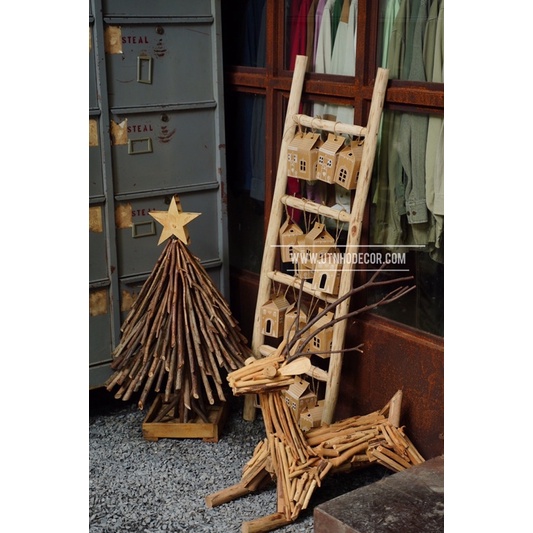 Set 10 mô hình nhà giấy trang trí