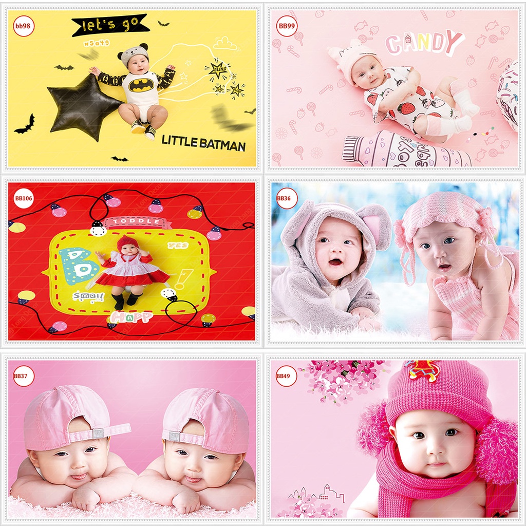 Tranh Dán Tường 3D Em Bé Baby Nhiều Mẫu Đẹp - Có In Theo Yêu Cầu- Tranh 3d Trang trí phòng ngủ -3