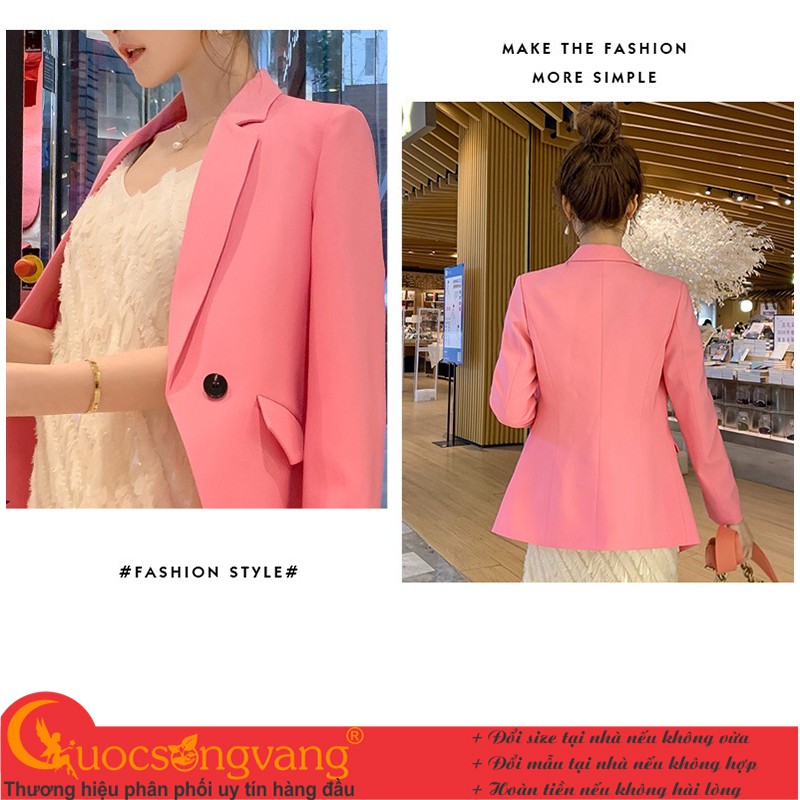 Áo vest nữ kiểu hàn áo khoác nữ đẹp GLA281 Cuocsongvang