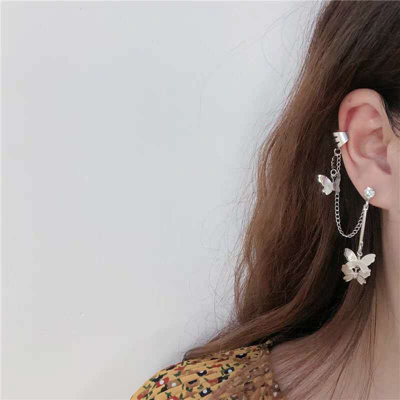 Bông Tai Hình Bướm Phong Cách Hàn Quốc Dành Cho Nữ