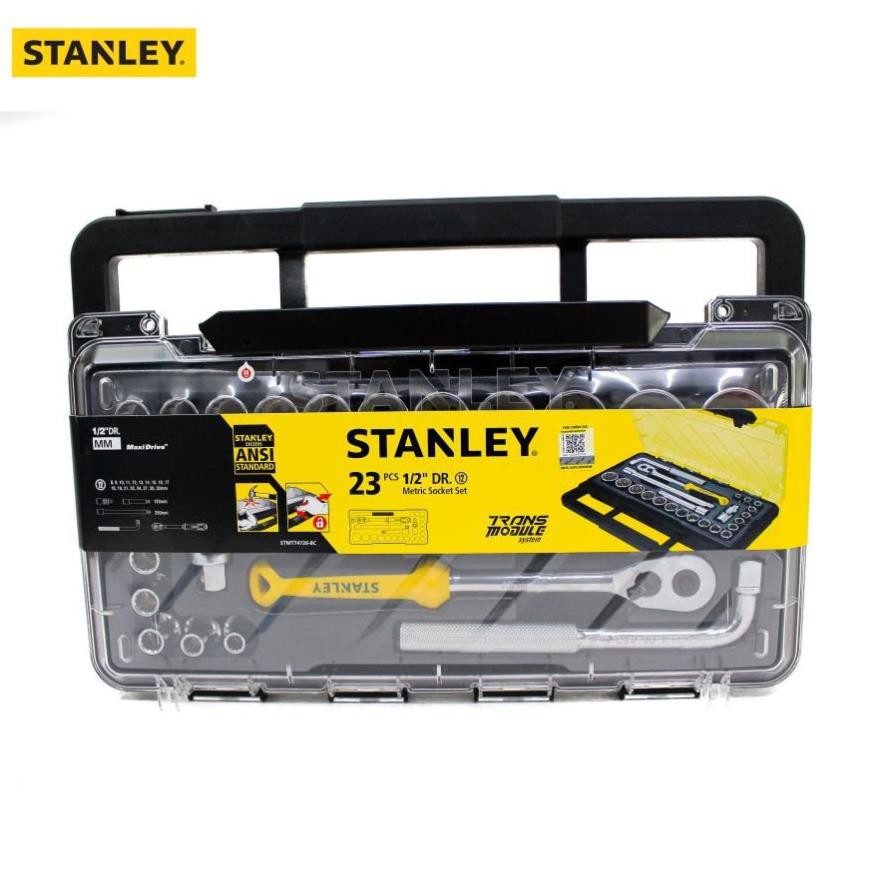 Bộ tuýp 23 chi tiết 1/2 inch 12PT met Stanley STMT74726-8C