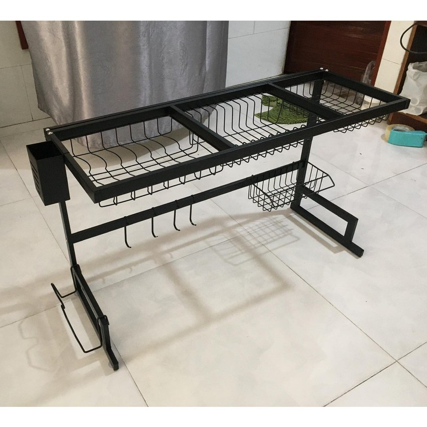 Kệ úp chén bếp - Kệ chén bát thông minh, thiết kế riêng cho bếp Việt - Phù hợp loại 2 chậu 85cm