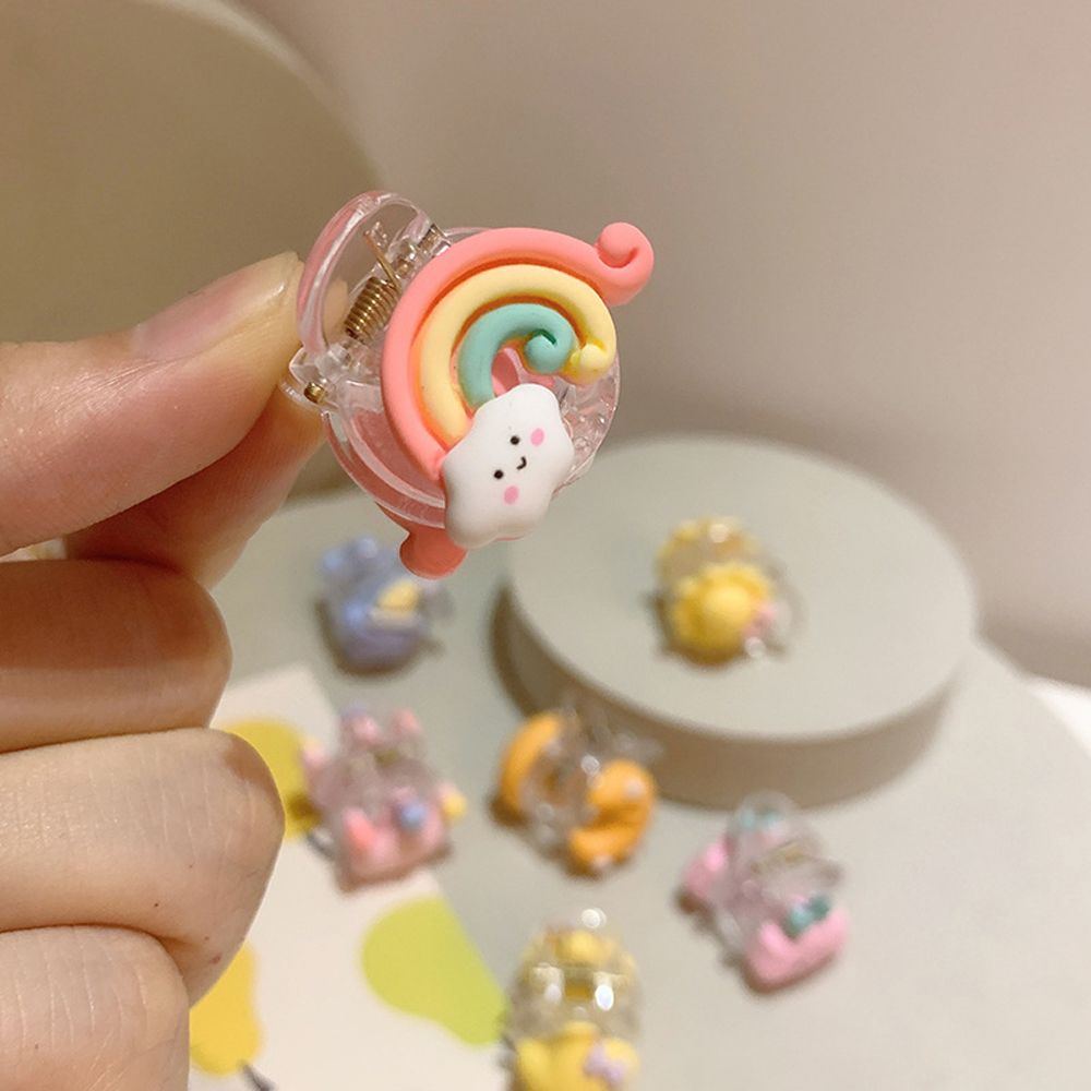 Kẹp tóc acrylic nhiều kiểu tùy chọn thời trang Hàn Quốc đáng yêu cho bé gái