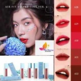 Son black rouge ver 6 đủ 5 màu đỏ đất, đỏ cam, đỏ nâu cháy, đỏ gạch nâu, cam đất