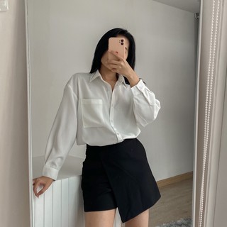 Áo sơ mi dài tay form rộng