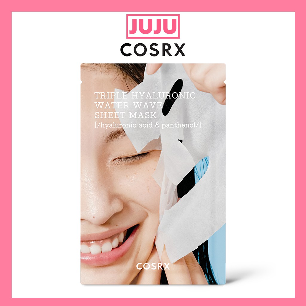 (Hàng thật) Cosrx / Hydrium Triple Hyaluronic Water Wave Sheet Mask 21ml / Mỹ phẩm dưỡng da, Mặt nạ