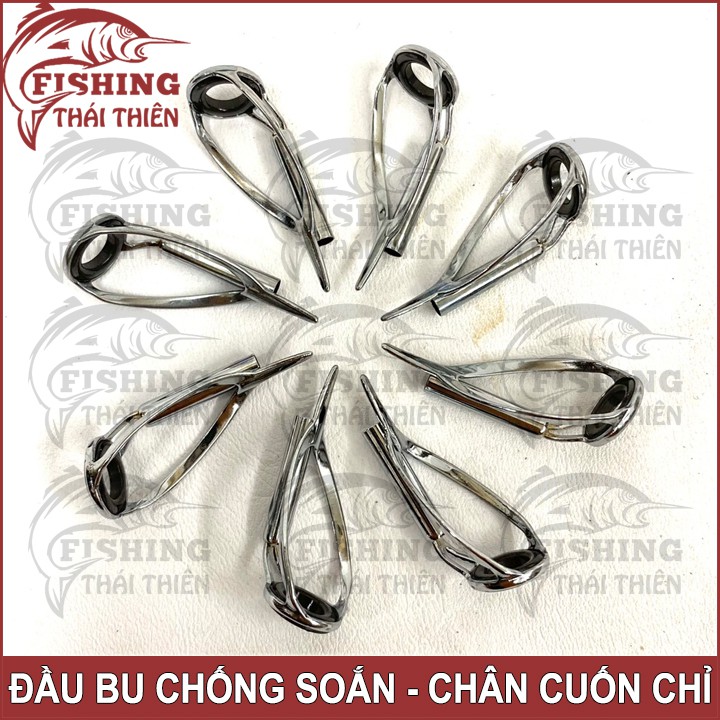 Đầu bu chống soắn dùng cho cần câu cá máy có chân cuốn chỉ