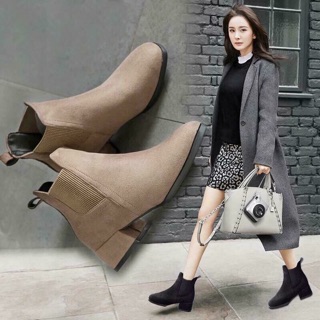 Boot cổ ngắn Dương Mịch kèm ảnh thật