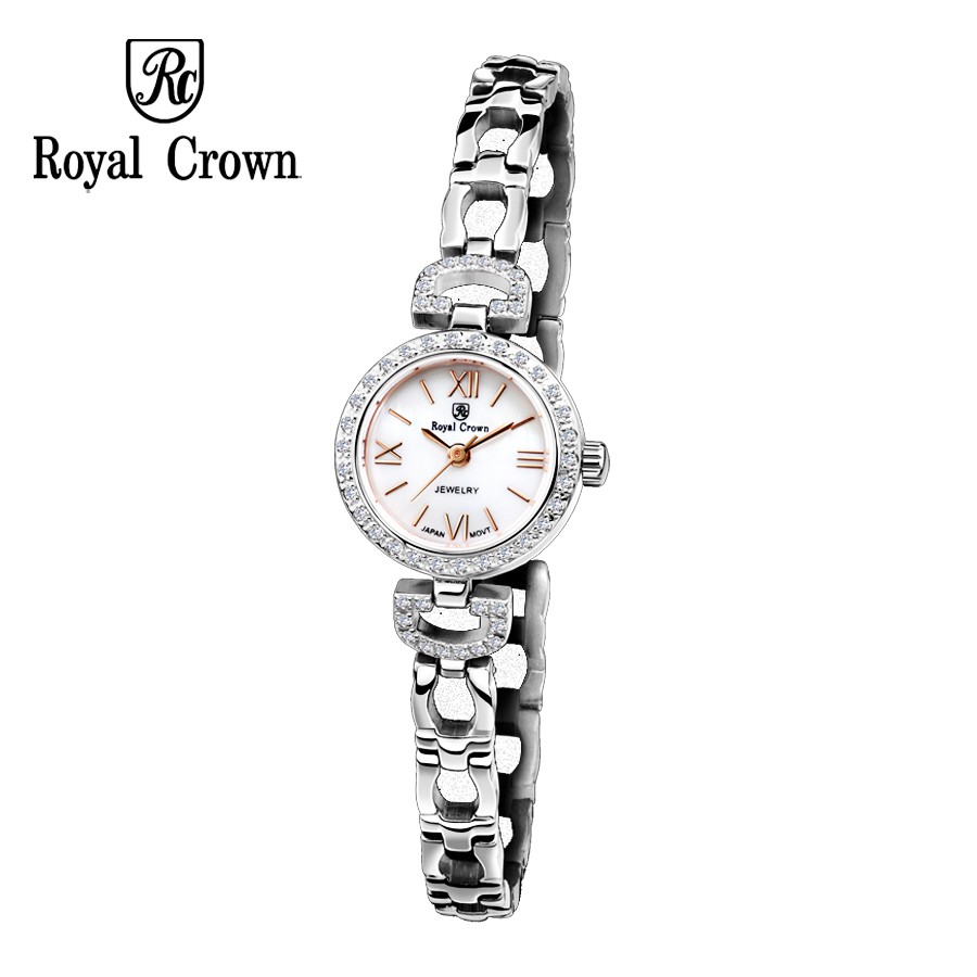 Đồng hồ nữ chính hãng Royal Crown 6536 dây thép