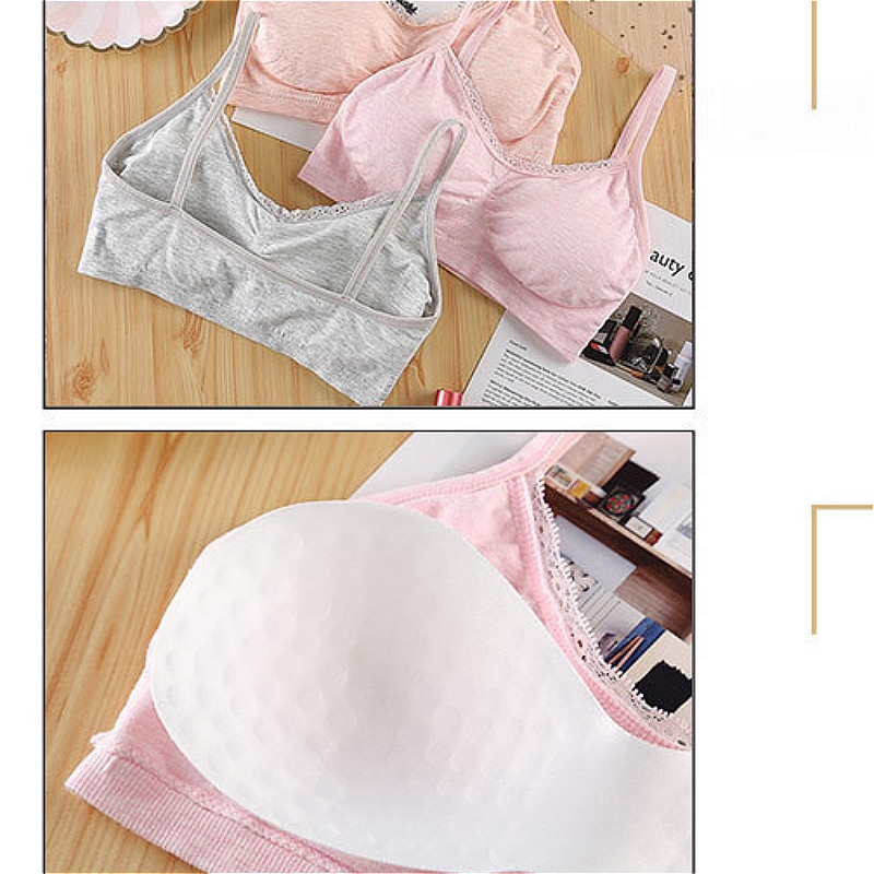 Áo lót nữ vải cotton không đường may nhiều màu sắc | BigBuy360 - bigbuy360.vn