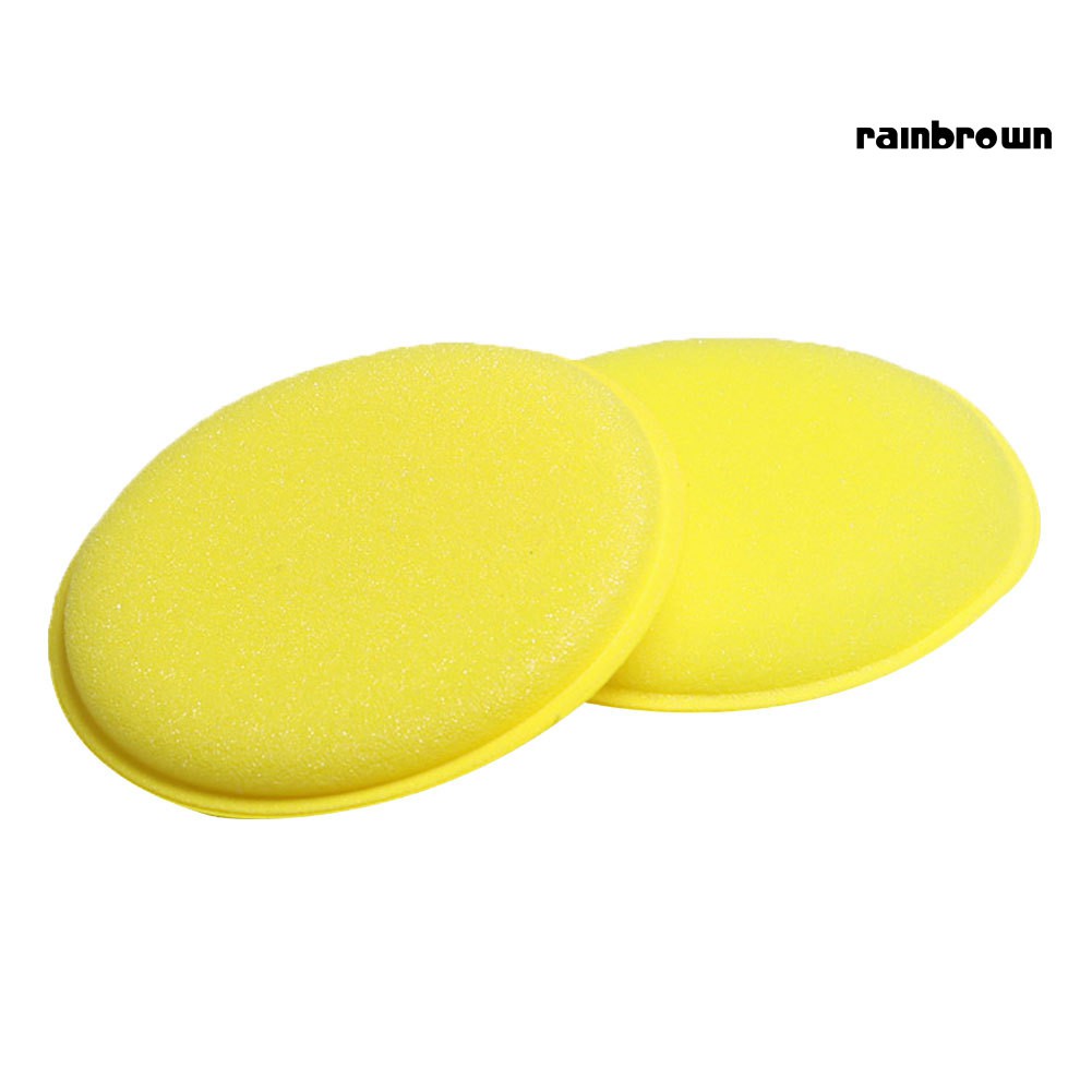 Phụ Kiện Chuyên Dụng Dành Cho Xe RXQM♣Bộ 2 Mút Tròn Đánh Bóng Xe Hơi