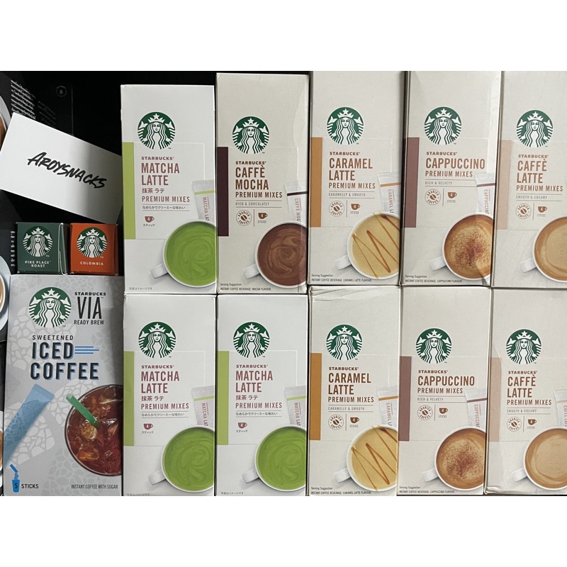 Starbucks Premium Mixes ( Cà Phê Starbucks hòa tan ) 1 box/4sticks | BigBuy360 - bigbuy360.vn