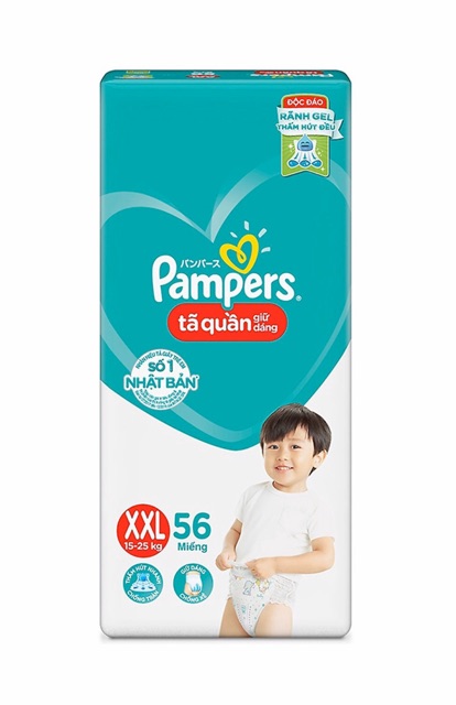 Tã quần Pamper giữ dáng M74-L68-XL62-XXL56- L54-XL48-XXL44