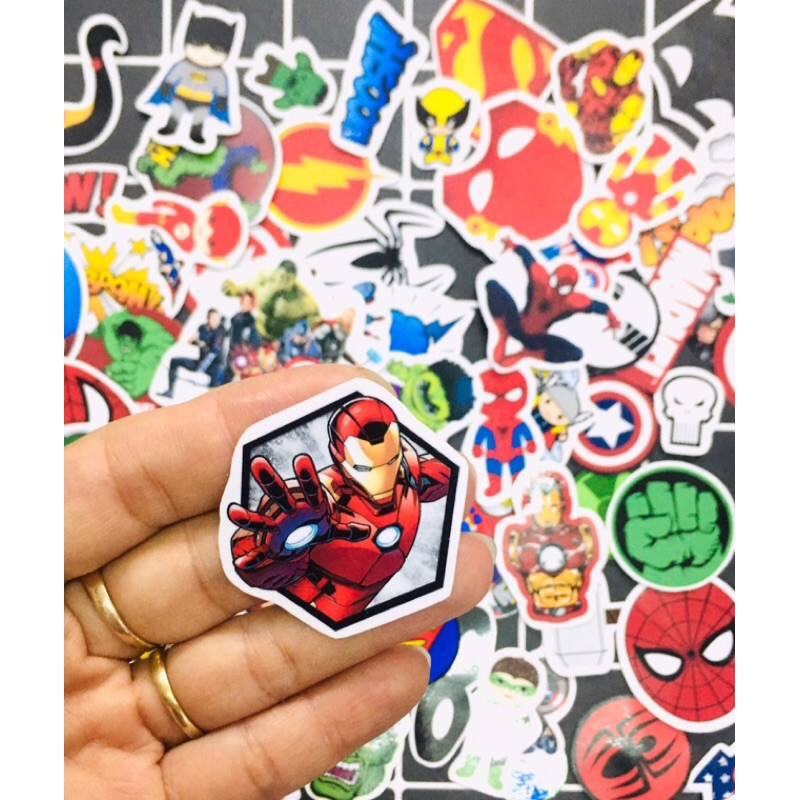 Bộ sticker mix nhân vật marvel