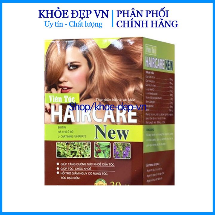 Viên uống giảm rụng tóc Haircare new l cystin (hộp 30 viên)