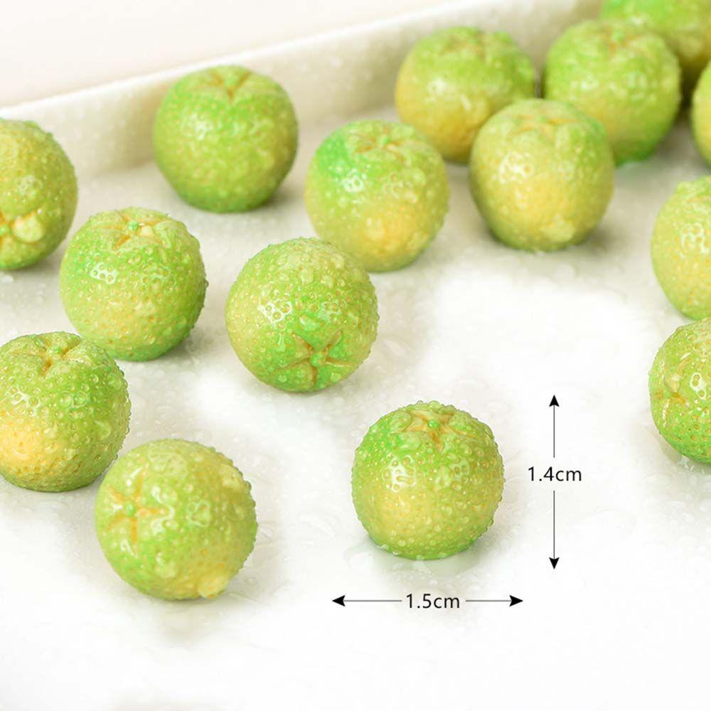 Đồ trang trí Trái Cam Mini Trang Trí Nhà Búp Bê