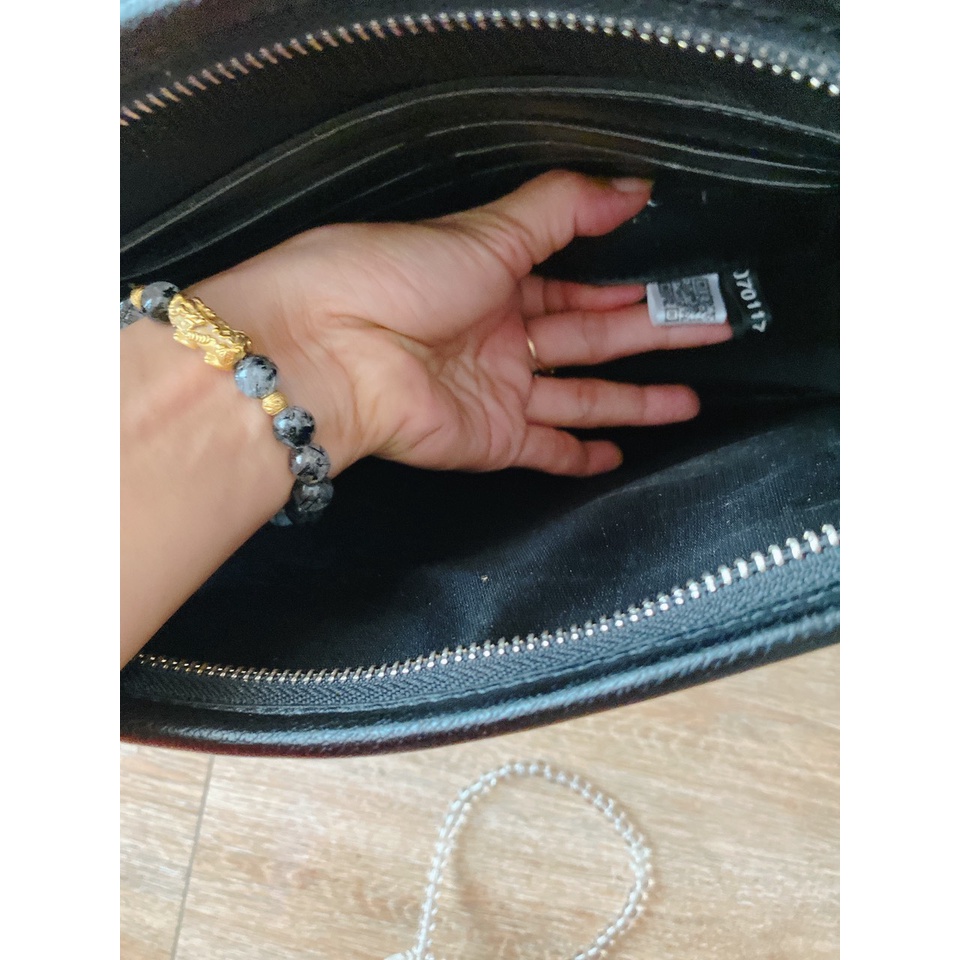 Cluth Cầm Tay Chữ G Full Box Đế Rộng Rosabeli