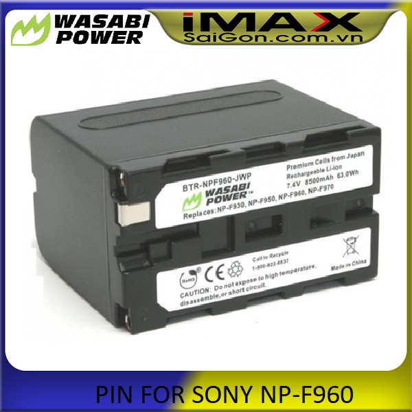 PIN MÁY ẢNH WASABI thay thế cho SONY NP-F960