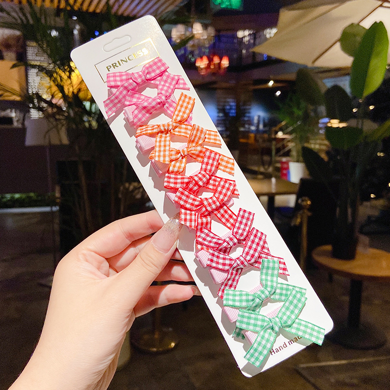 Set kẹp tóc hình nơ dễ thương dành cho bé gái