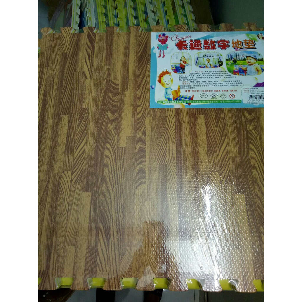 Sỉ 12 miếng xốp trải sàn vân gỗ siêu lớn 60*60 cm