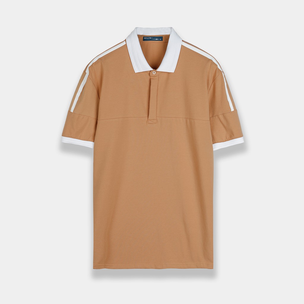 Áo thun polo BEN &amp; TOD hoạ tiết cotton cổ tròn phong cách trẻ trung S21009