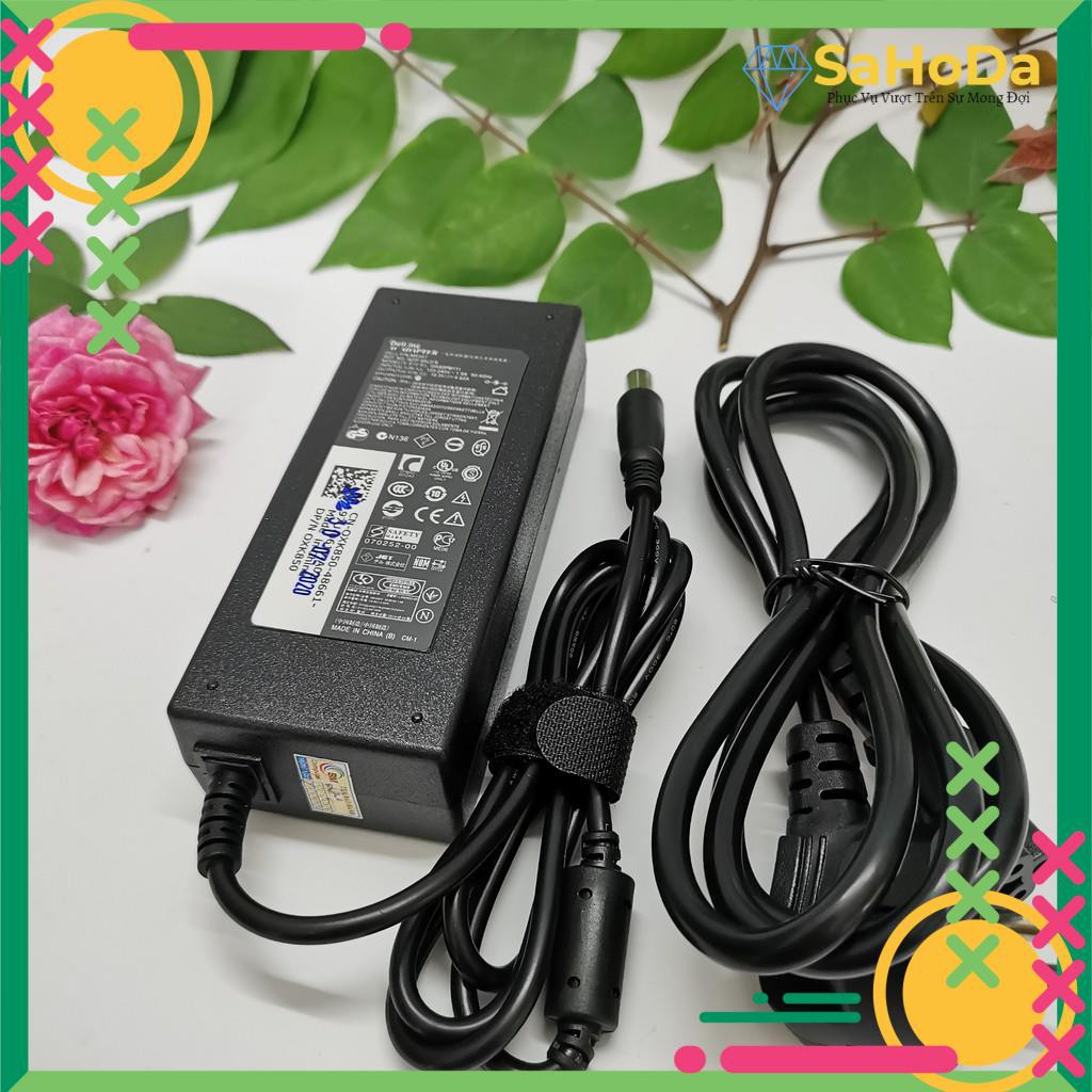 Sạc Laptop Dell 19.5V - 4.62A chân kim to, adapter laptop dell