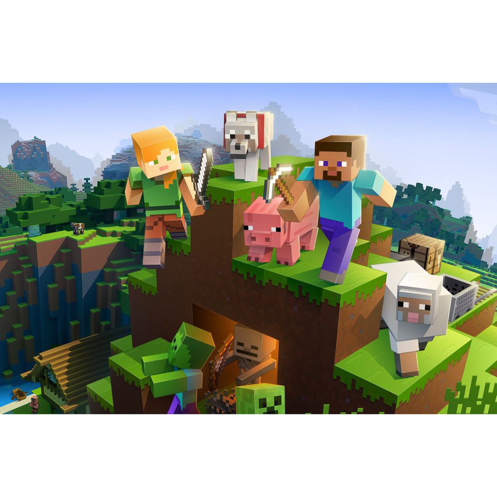 Đĩa game Minecraft 2019 Starter Pack dành cho máy PS4