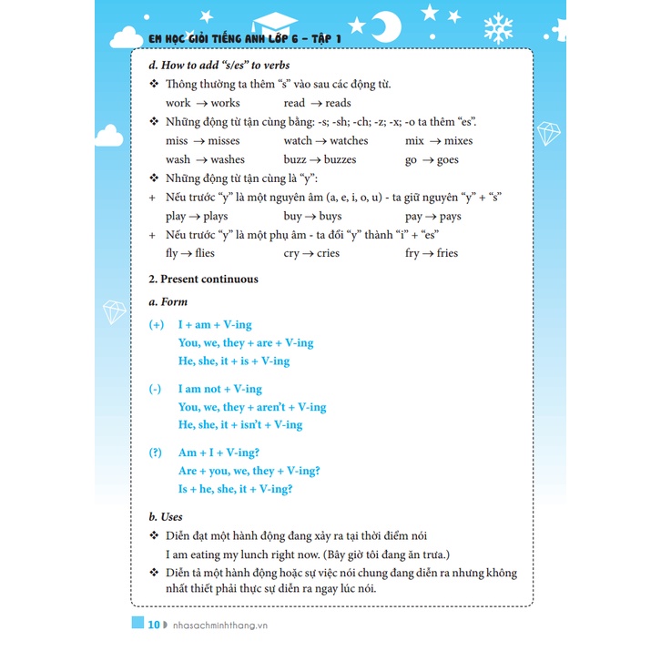 Sách - Em học giỏi tiếng Anh lớp 6 tập 1 (có đáp án)