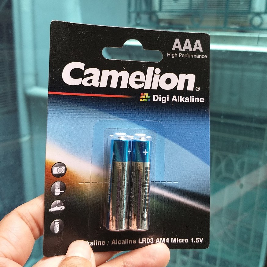 Pin AA , AAA Alkaline 1.5V Camelion ( vỉ/ 2 viên), pin tiểu, đũa, pin 2A, 3A