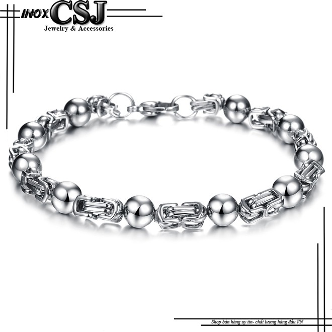 LẮC TAY NAM INOX BI HÀN QUỐC ĐẸP KHÔNG ĐEN